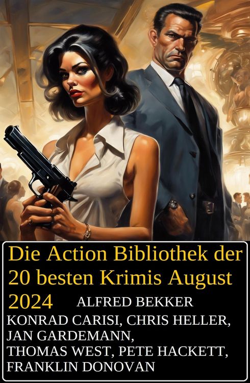 Produktbild: Die Action Bibliothek der 20 besten Krimis August 2024