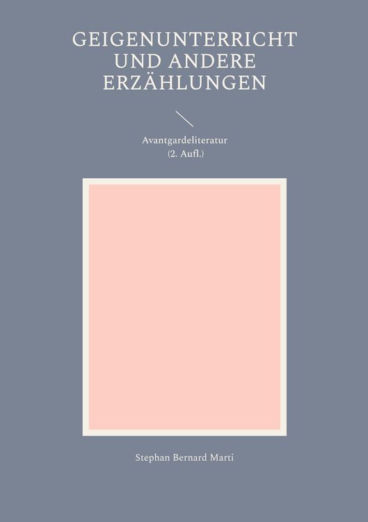 Produktbild: Geigenunterricht und andere Erz&auml;hlungen