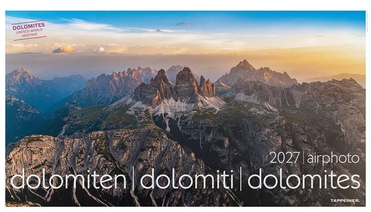 Produktbild: Luftbildkalender Dolomiten 2027