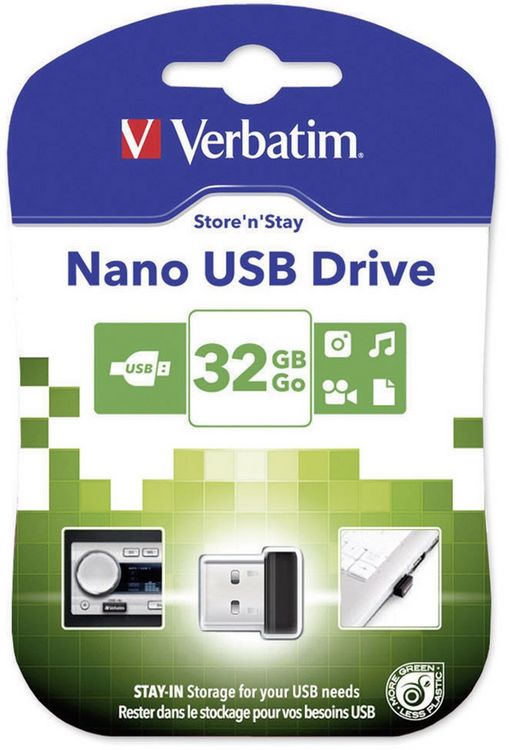 Produktbild: VERBATIM USB 2.0 Drive 32GB Nano