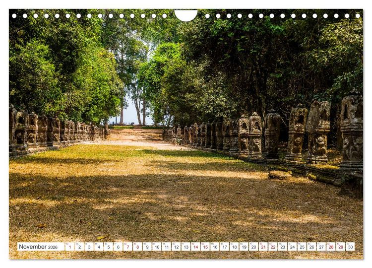 Produktbild: Siem Reap Stadt der Tempel Kambodscha (Wandkalender 2026 DIN A4 quer), CALVENDO Monatskalender