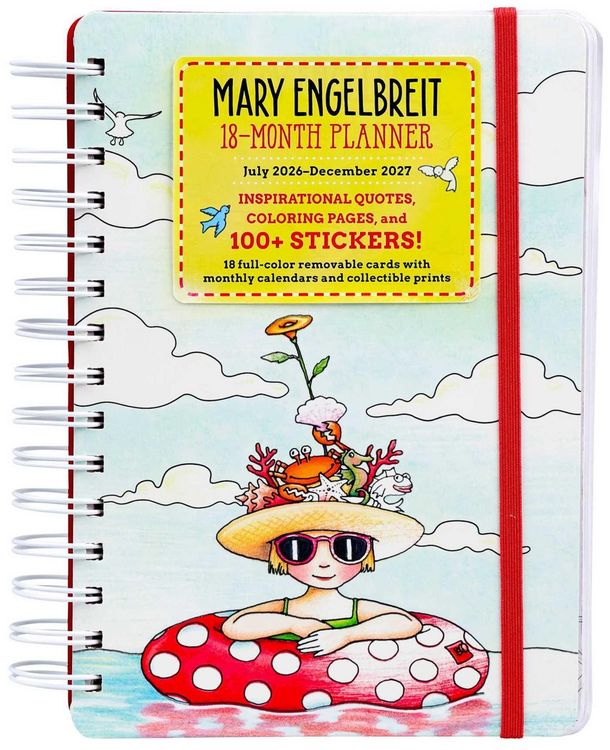 Produktbild: Mary Engelbreit 18-Month Coloring Planner: July 2026-December 2027