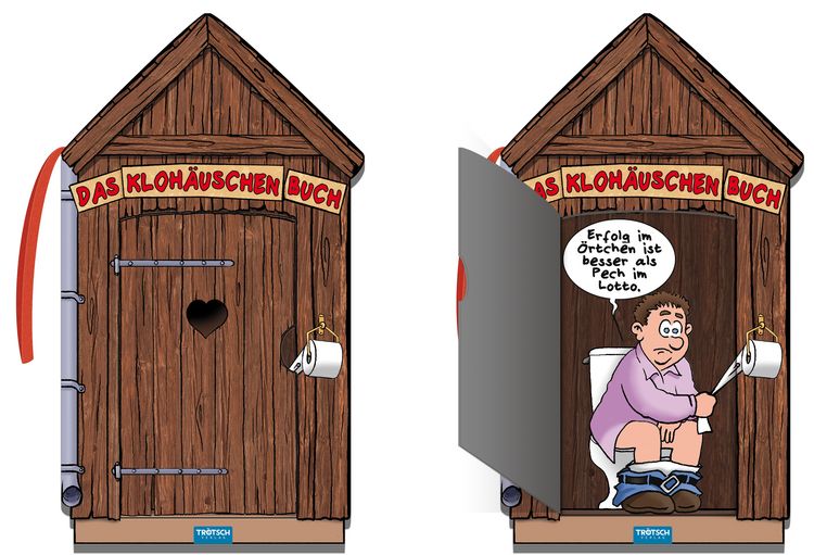 Produktbild: Tr&ouml;tsch Das Kloh&auml;uschenbuch Toilettenpapier Klopapier