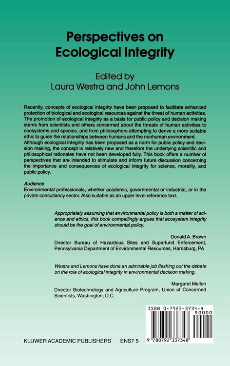 Produktbild: Perspectives on Ecological Integrity
