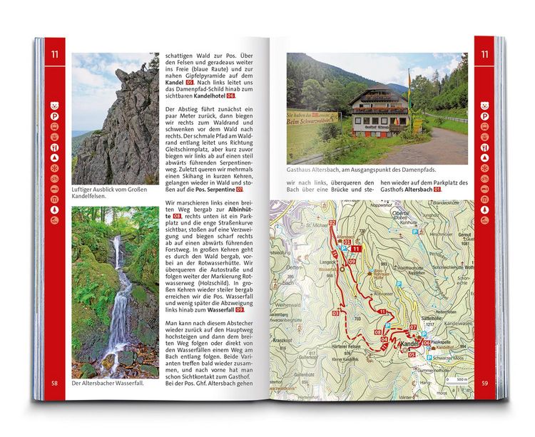 Produktbild: KOMPASS Wanderf&uuml;hrer Schwarzwald S&uuml;d mit Naturpark, Kaiserstuhl und Markgr&auml;flerland, 60 Touren mit Extra-Tourenkarte
