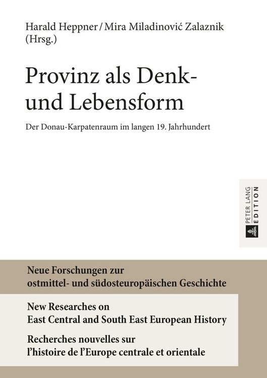 Produktbild: Provinz als Denk- und Lebensform