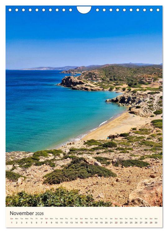 Produktbild: A feast for the eyes - Crete (Wall Calendar 2026 DIN A4 portrait), CALVENDO 12 Month Wall Calendar