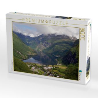 Produktbild: CALVENDO Puzzle Geiranger Fjord, Norwegen | 1000 Teile Lege-Gr&ouml;&szlig;e 64x48cm Foto-Puzzle f&uuml;r gl&uuml;ckliche Stunden