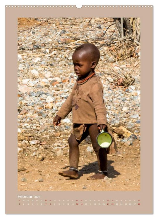 Produktbild: Besuch bei den Himbas - Namibia (Wandkalender 2026 DIN A2 hoch), CALVENDO Monatskalender