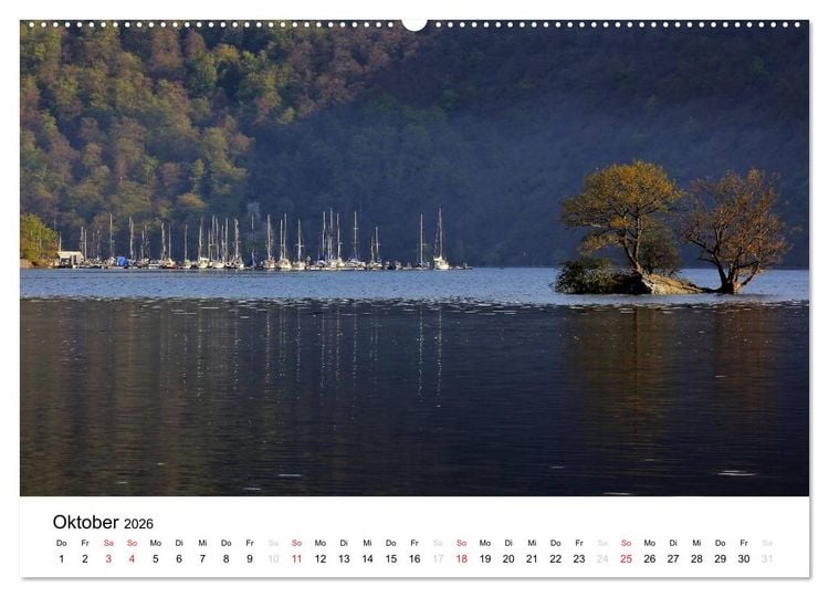 Produktbild: Morgenstimmungen 2026 (hochwertiger Premium Wandkalender 2026 DIN A2 quer), Kunstdruck in Hochglanz