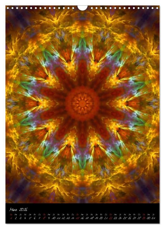 Produktbild: Mandala - Esoterik & Meditation (Wandkalender 2026 DIN A3 hoch), CALVENDO Monatskalender