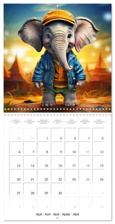 Produktbild: Cute pets discover the world (Wall Calendar 2026 12 &times; 12 Inch) CALVENDO 12 Month Wall Calendar