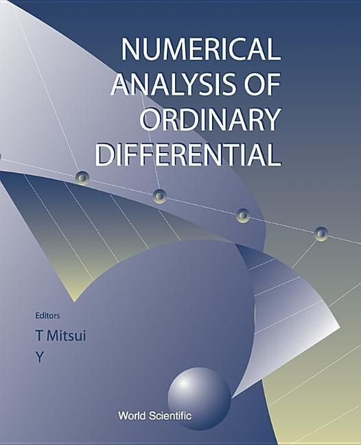 Produktbild: Numerical Analysis of Ordinary Differential Equations and Its Applications