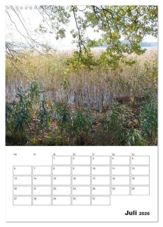 Produktbild: Rheinsberg mit Hafendorf (Wandkalender 2026 DIN A3 hoch), CALVENDO Monatskalender