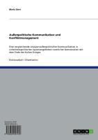 Produktbild: Au&szlig;enpolitische Kommunikation und Konfliktmanagement