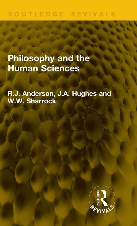 Produktbild: Philosophy and the Human Sciences