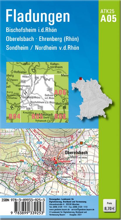 Produktbild: Fladungen 1:25 000