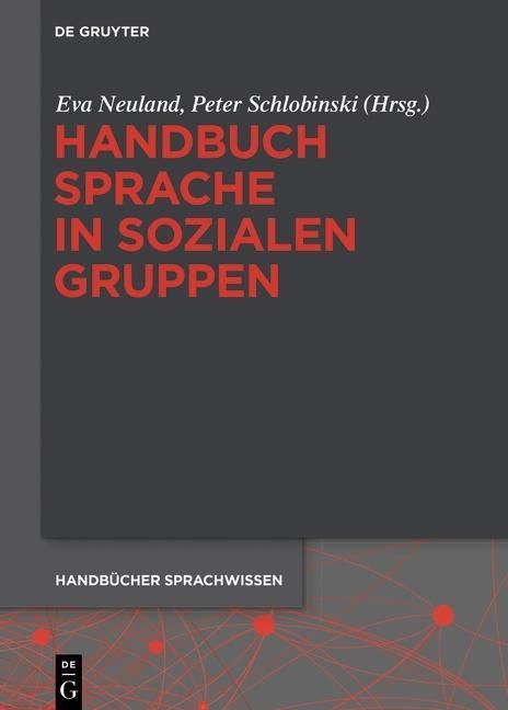 Produktbild: Handbuch Sprache in sozialen Gruppen