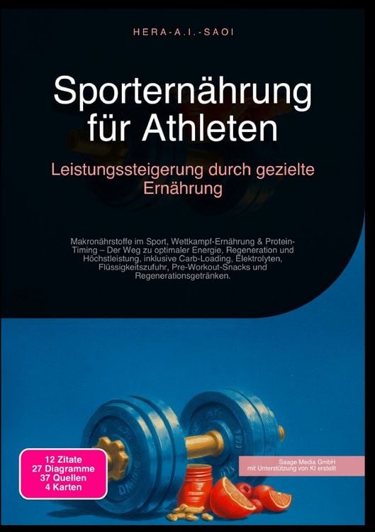 Produktbild: Sportern&auml;hrung f&uuml;r Athleten: Leistungssteigerung durch gezielte Ern&auml;hrung