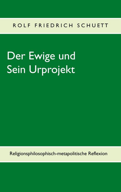 Produktbild: Der Ewige und Sein Urprojekt