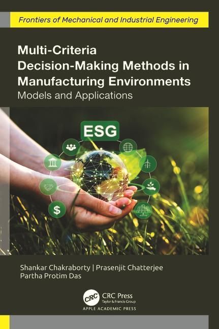 Produktbild: Chakraborty, S: Multi-Criteria Decision-Making Methods in Ma