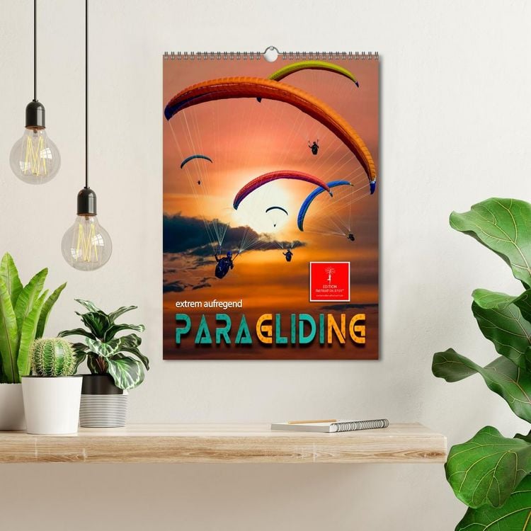 Produktbild: Paragliding - extrem aufregend (Wandkalender 2026 DIN A3 hoch), CALVENDO Monatskalender
