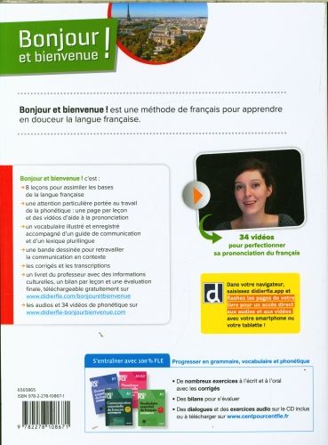 Produktbild: Bonjour et bienvenue A1.2 - tout en francais + didierfle.app