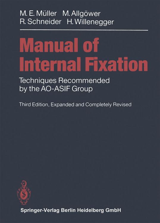Produktbild: Manual Of Internal Fixation