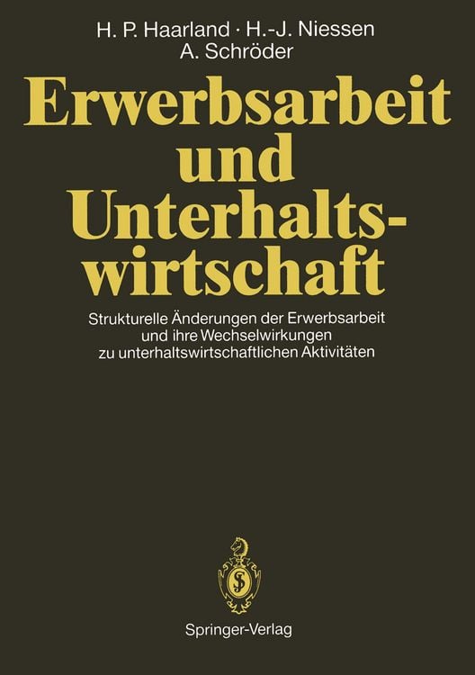 Produktbild: Erwerbsarbeit und Unterhaltswirtschaft