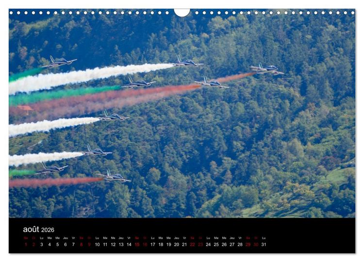 Produktbild: Les Frecce Tricolori (Calendrier mural 2026 DIN A3 vertical), CALVENDO calendrier mensuel