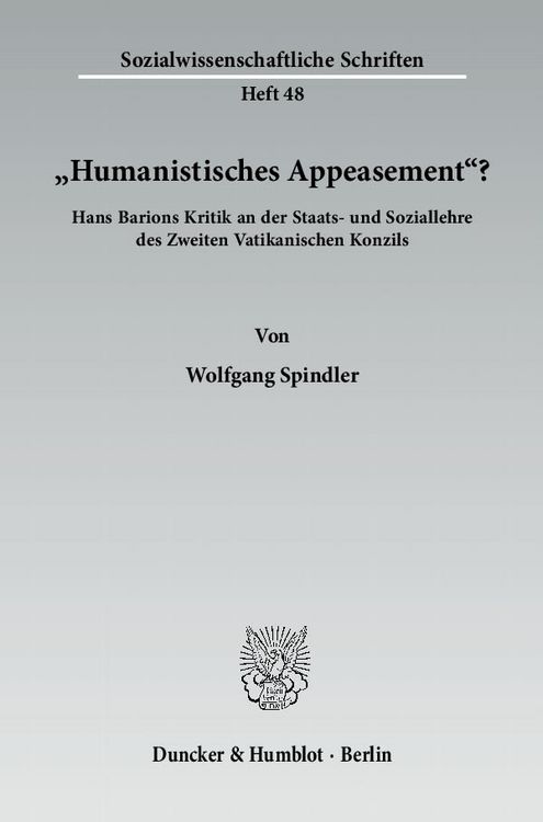 Produktbild: "Humanistisches Appeasement"?