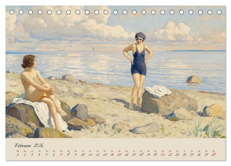 Produktbild: Strandgef&uuml;hle (Tischkalender 2026 DIN A5 quer), CALVENDO Monatskalender