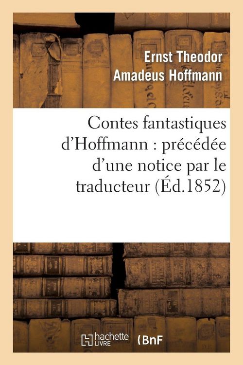 Produktbild: Contes fantastiques d'Hoffmann