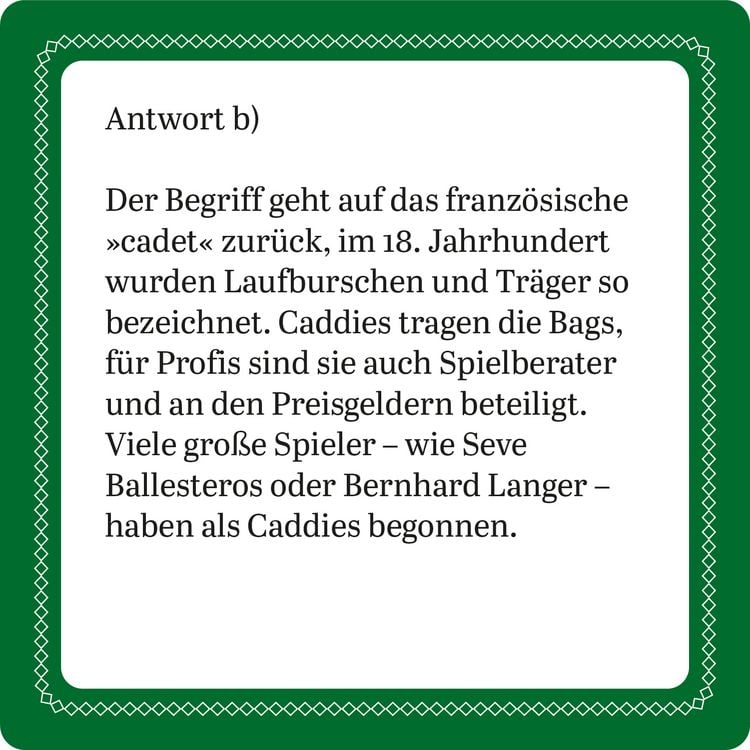 Produktbild: Das Golf-Quiz (Neuauflage)