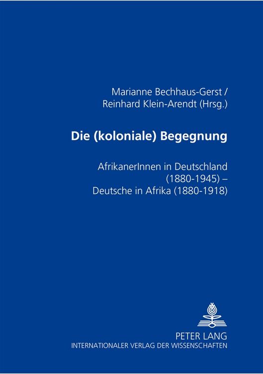 Produktbild: Die (koloniale) Begegnung