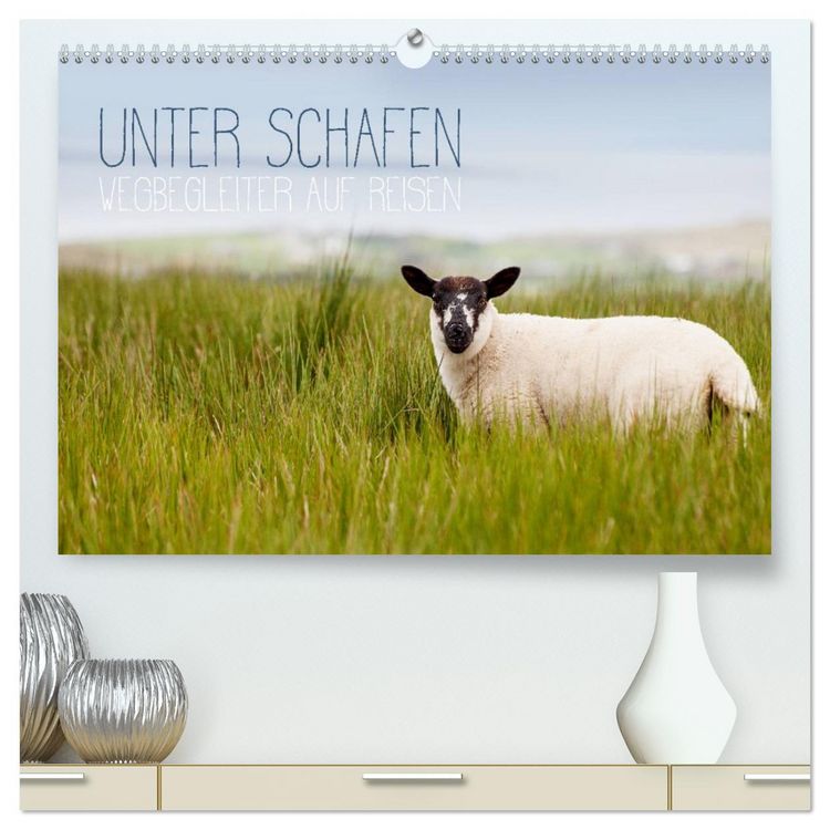 Produktbild: Unter Schafen - Wegbegleiter auf Reisen (hochwertiger Premium Wandkalender 2026 DIN A2 quer), Kunstdruck in Hochglanz