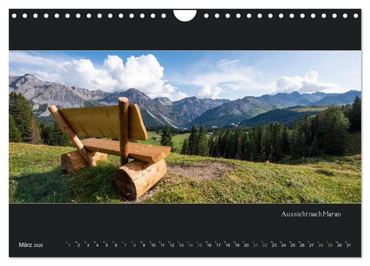Produktbild: Arosa Panorama (Wandkalender 2026 DIN A4 quer), CALVENDO Monatskalender