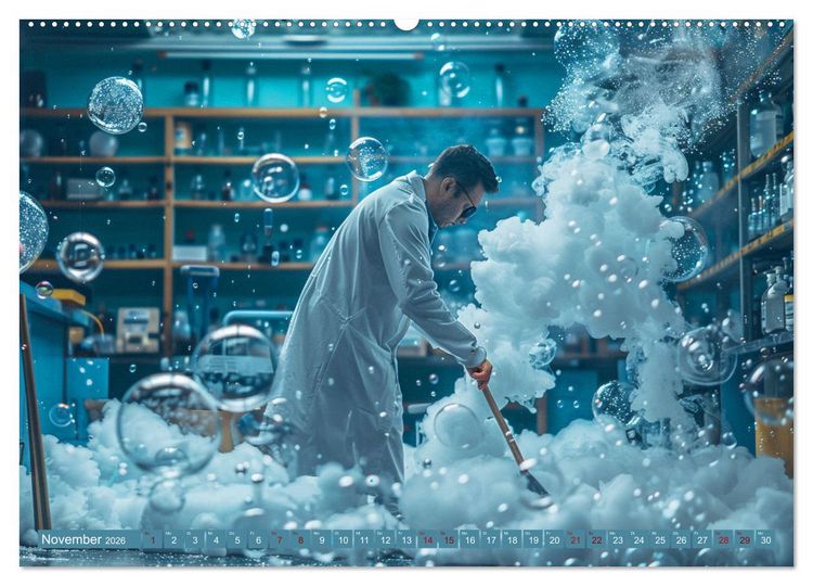 Produktbild: Montag im Labor (Wandkalender 2026 DIN A2 quer), CALVENDO Monatskalender