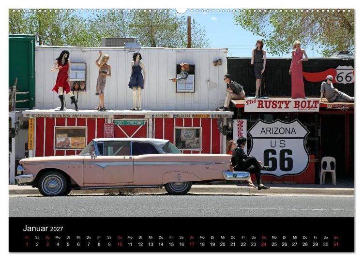 Produktbild: Route 66 im S&uuml;dwesten (Wandkalender 2027 DIN A2 quer), CALVENDO Monatskalender