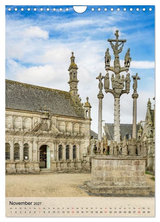 Produktbild: Kalvarien in der Bretagne (Wandkalender 2027 DIN A4 hoch), CALVENDO Monatskalender