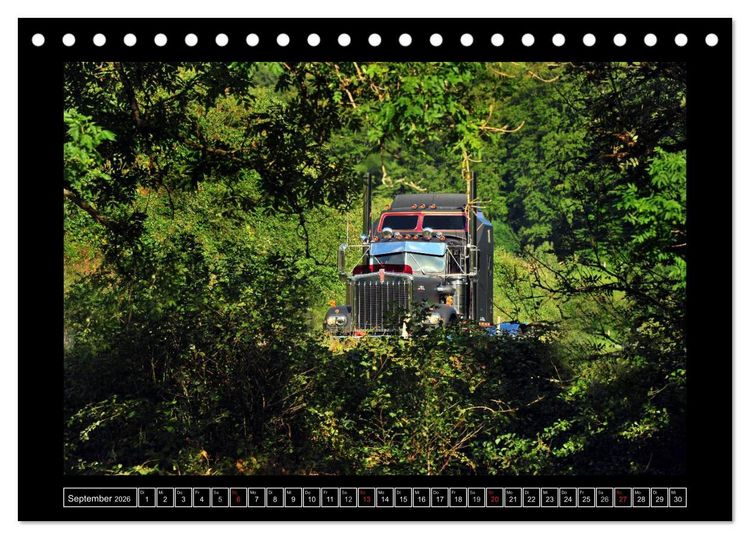 Produktbild: Kenworth W900A EXTHD (Tischkalender 2026 DIN A5 quer), CALVENDO Monatskalender
