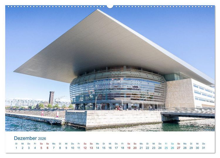 Produktbild: Sch&ouml;nes Kopenhagen (hochwertiger Premium Wandkalender 2026 DIN A2 quer), Kunstdruck in Hochglanz