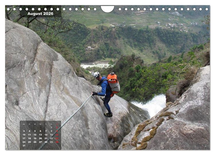 Produktbild: Abenteuer Canyoning (Wandkalender 2026 DIN A4 quer), CALVENDO Monatskalender