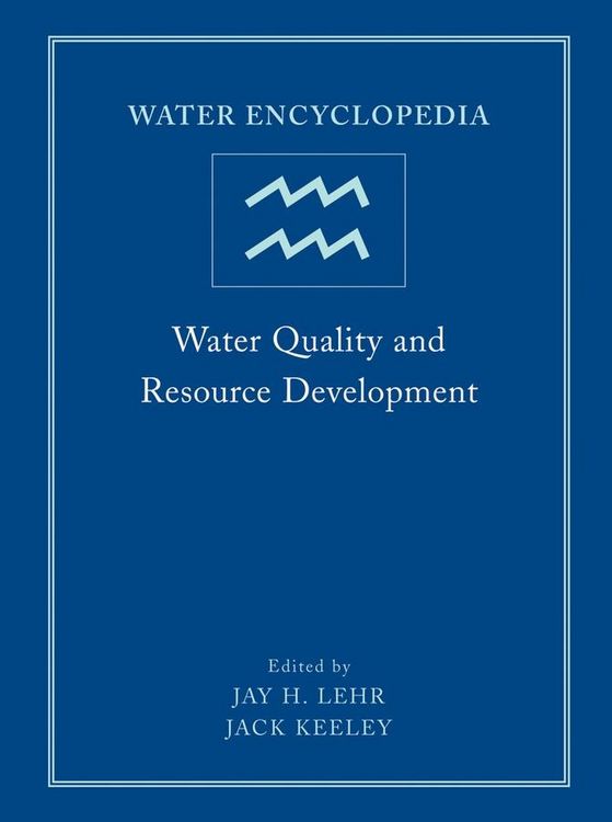 Produktbild: Water Encyclopedia, Water Quality and Resource Development