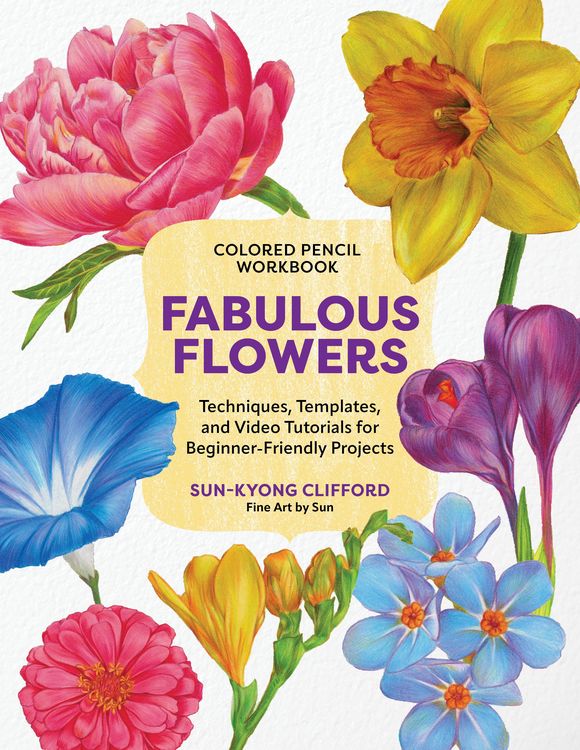 Produktbild: Colored Pencil Workbook: Fabulous Flowers