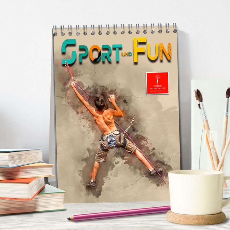 Produktbild: Sport und Fun (Tischkalender 2026 DIN A5 hoch), CALVENDO Monatskalender