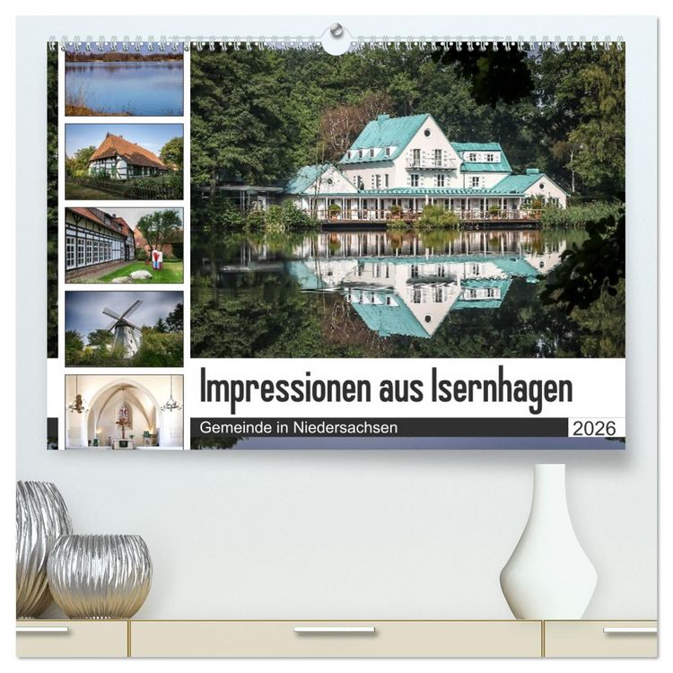 Produktbild: Impressionen aus Isernhagen (hochwertiger Premium Wandkalender 2026 DIN A2 quer), Kunstdruck in Hochglanz