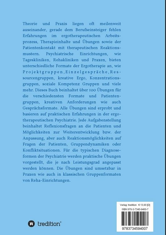 Produktbild: Ergotherapie in der Psychiatrie