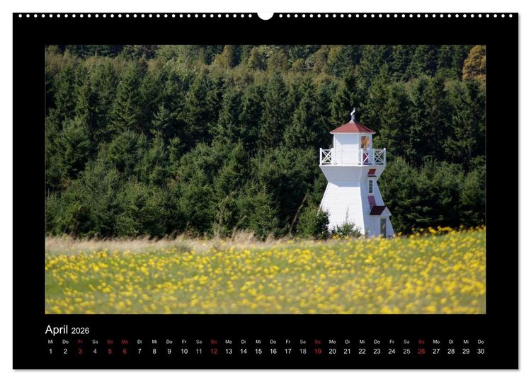 Produktbild: Nova Scotia & Prince Edward Island (Wandkalender 2026 DIN A2 quer), CALVENDO Monatskalender