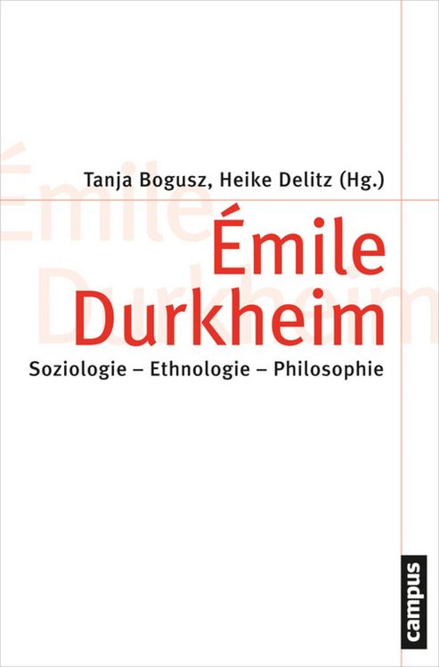 Produktbild: &Eacute;mile Durkheim